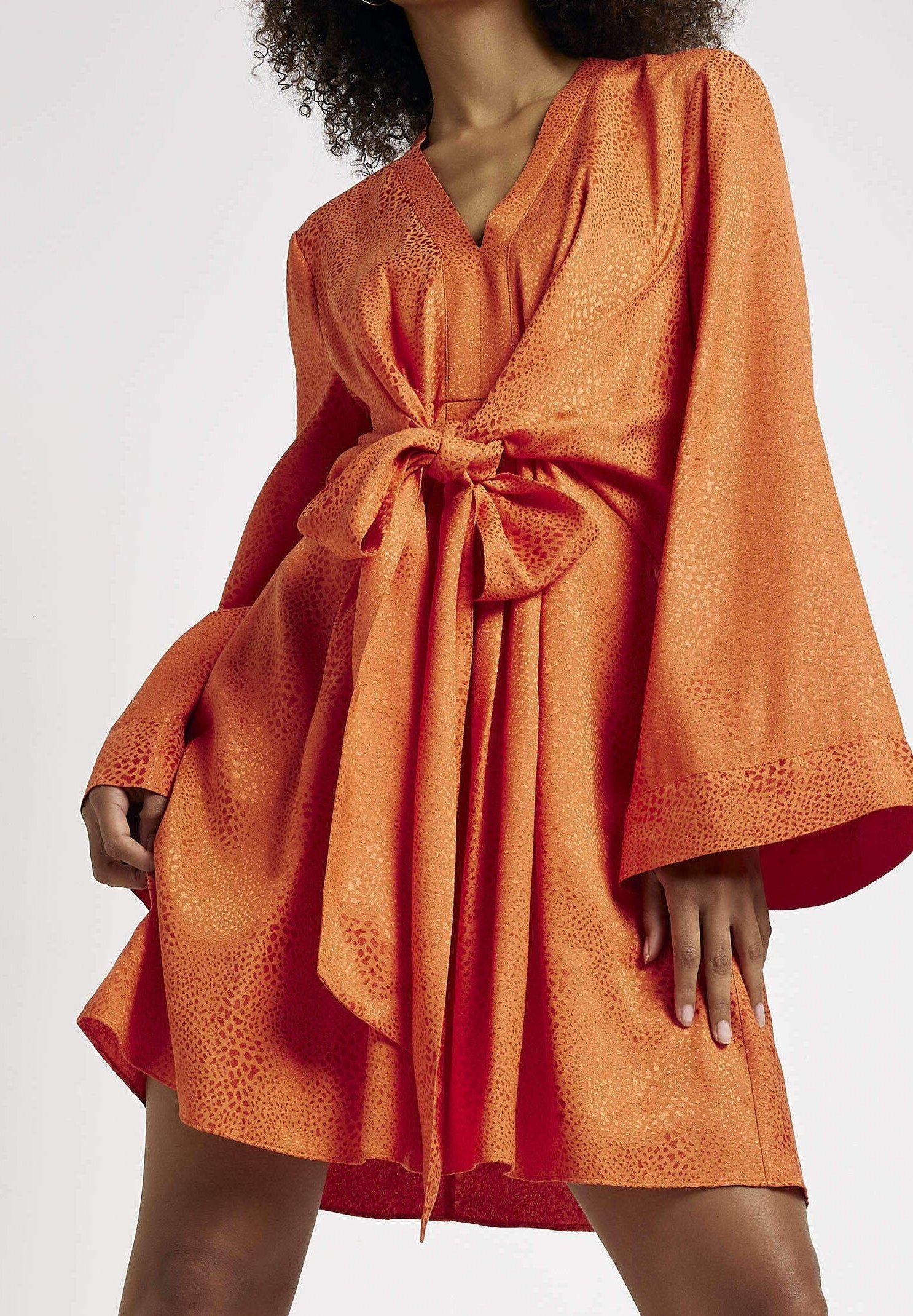 River Island Day dress - orange - (Pre-owned) - Zalando.ie