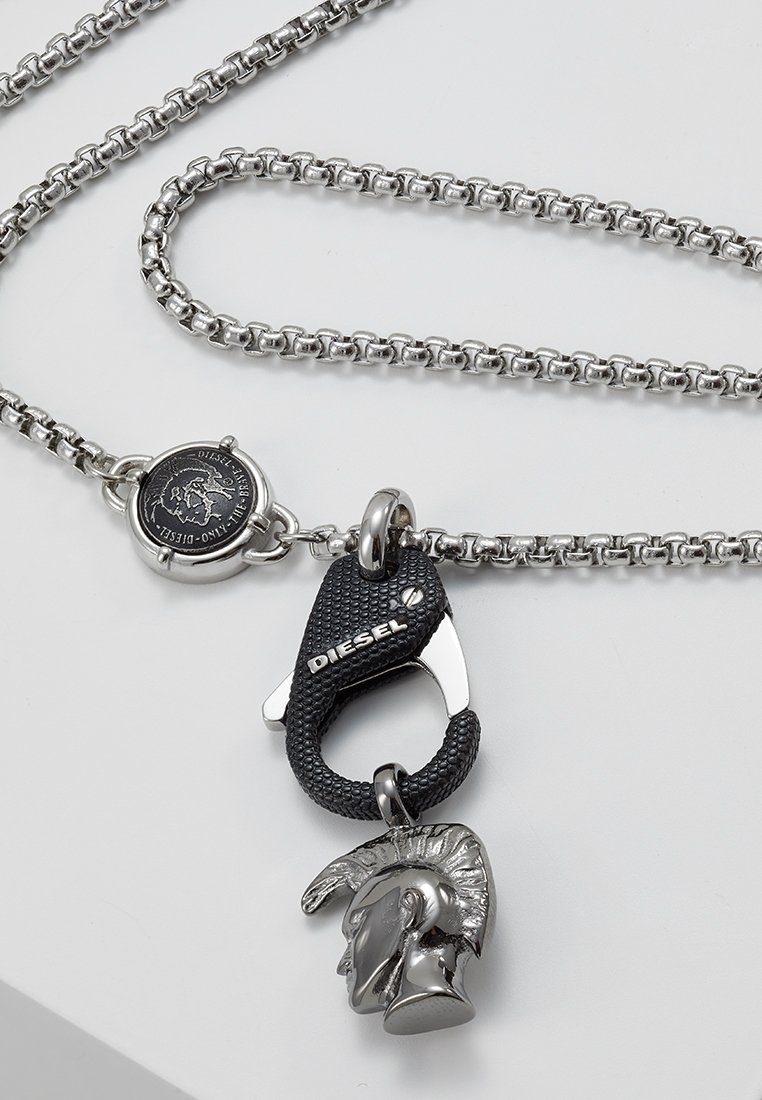 Herren Halsketten | Diesel SINGLE PENDANT Halskette black/silver-coloured/schwarz - RA89443 Herren Halsketten | Diesel SINGLE PENDANT Halskette black/silver-coloured/schwarz - RA89443