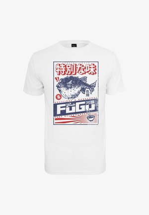 Mister Tee, FUGU TEE - T-Shirt print - white