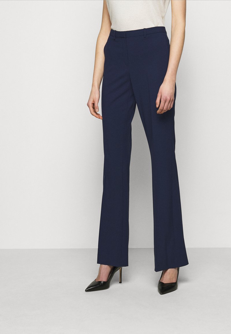 Theory DEMITRIA TRACEABLE - Calças - sea blue