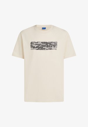 Karl Lagerfeld Jeans, - T-shirt z nadrukiem