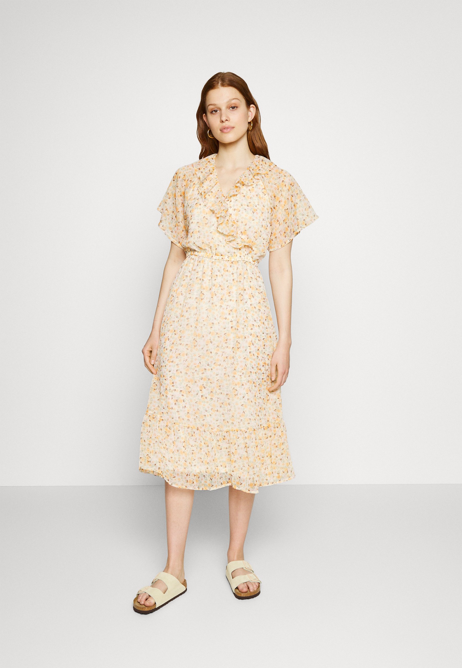 faithfull delia midi dress