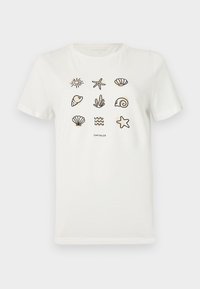 WITH PRINT - T-shirts med print - whisper white