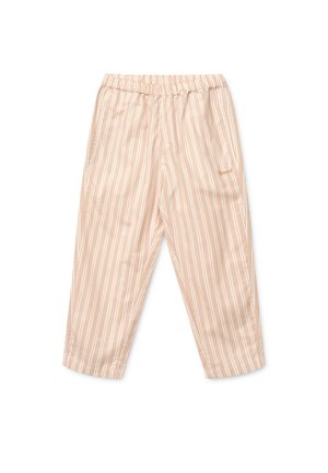 ORLANDO STRIPE PANTS UNISEX - Trousers - sorbet rose/creme de la creme