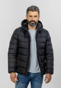 MINOTI HOODED PUFFER - Vinterjacka - black