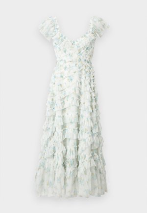 MAGNOLIA DITSY LOLA BACKLESS BALLERINA DRESS - Koktajl obleka/za zabavo - white/aqua