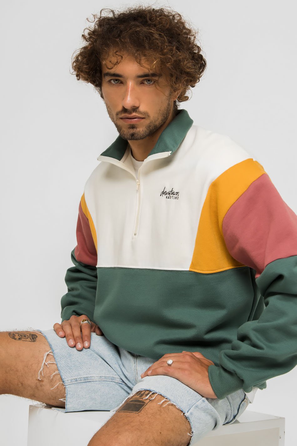 Kaotiko CREW COLIN UNISEX - Sweatshirt - heura/mostaza/senf