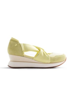 OPEN WEDGE SNEAKERS TUHELJ - Zapatos sin cordones - amarillo