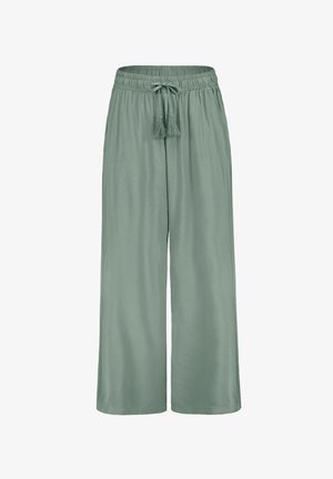 Sublevel LEICHTE PALAZZO MIT KORDELZUG UND QUASTEN - Stoffhose - hellgrün