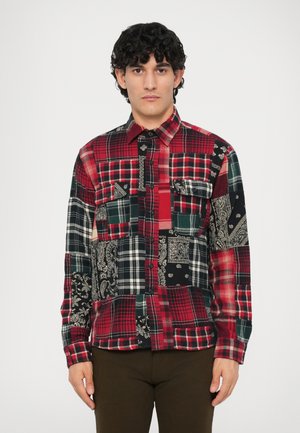 LONG SLEEVE SHIRT - Overhemd - black/red