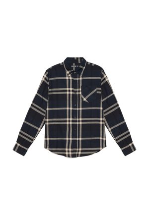 INSIDE CUADROS - Camisa - azul