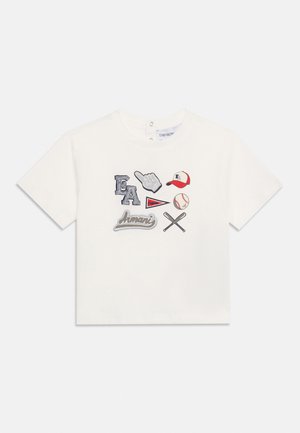 Emporio Armani UNISEX - T-shirt imprimé - off white