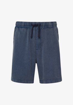 QS, GEWASCHENE AUS STRUKTUR - Shorts - tiefblau