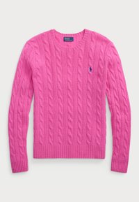 CABLE WOOL-CASHMERE CREWNECK JUMPER - Strickpullover - pink lace