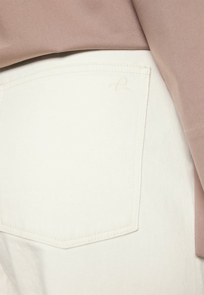 DL1961 ZOIE WIDE LEG RELAXED VINTAGE - Bootcut piegriezuma džinsi - ecru vintage