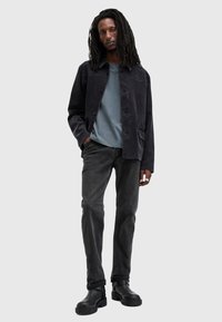 AllSaints BODEGA SS CREW - Camiseta básica - blue