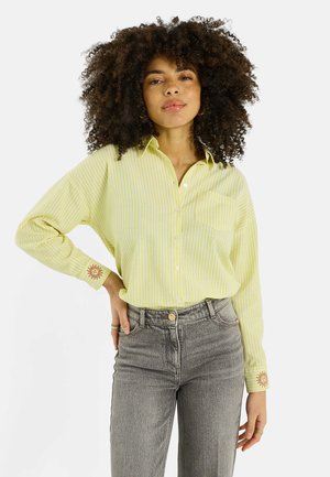 OVERSIZE RAYÉE - Blusa - jaune