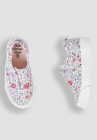 JoJo Maman Bébé PRINTED PLIMSOLES - Tossud - pink