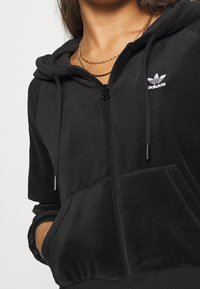 adidas Originals Tröja med dragkedja - black