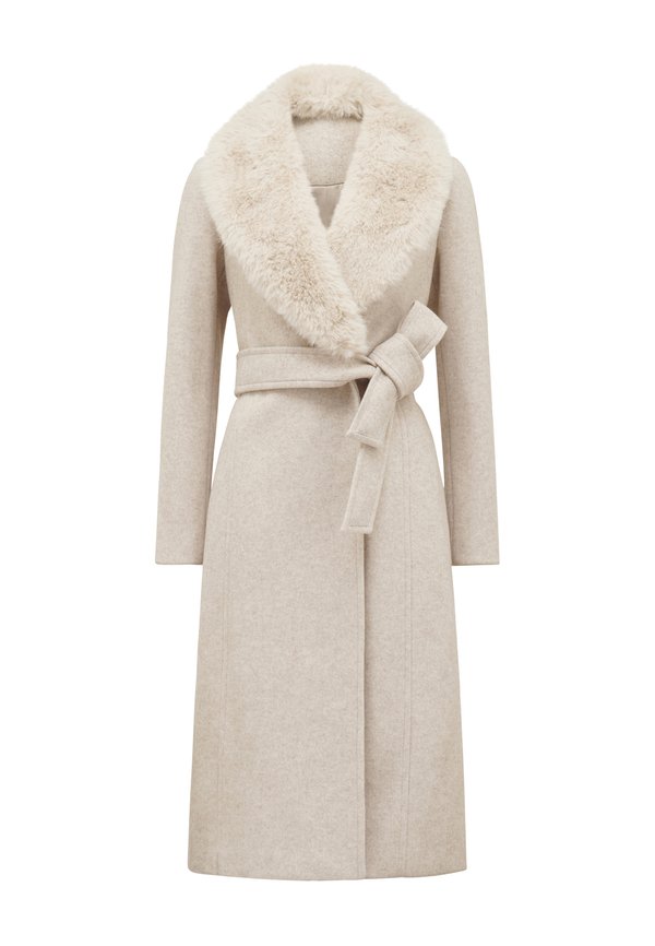 MONICA WRAP COAT - Classic coat - mink marle4
