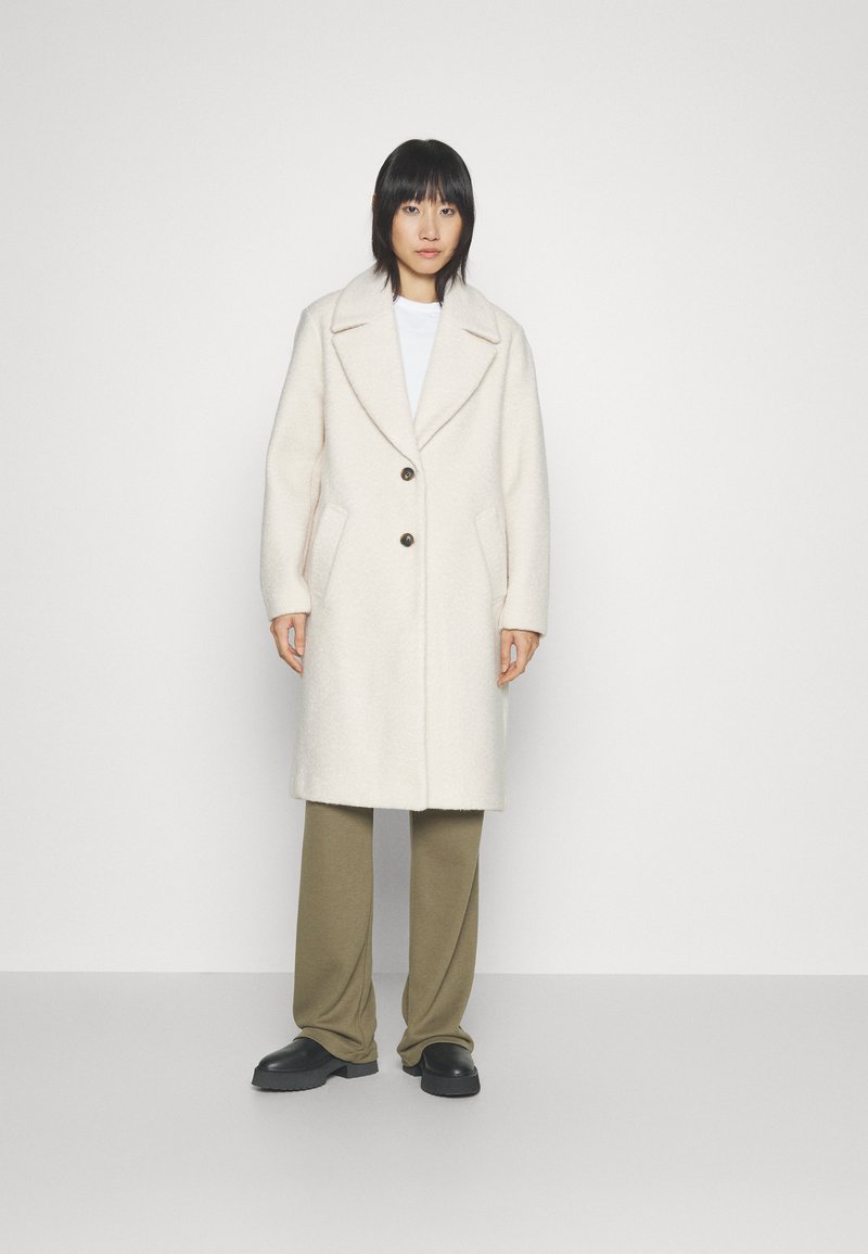Vero Moda VMANNY LONG COAT Abrigo clásico oatmeal/crema Zalando.es
