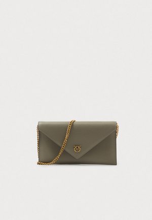 FLAT PURSE MINI - Borsa a tracolla - noce/gold-coloured