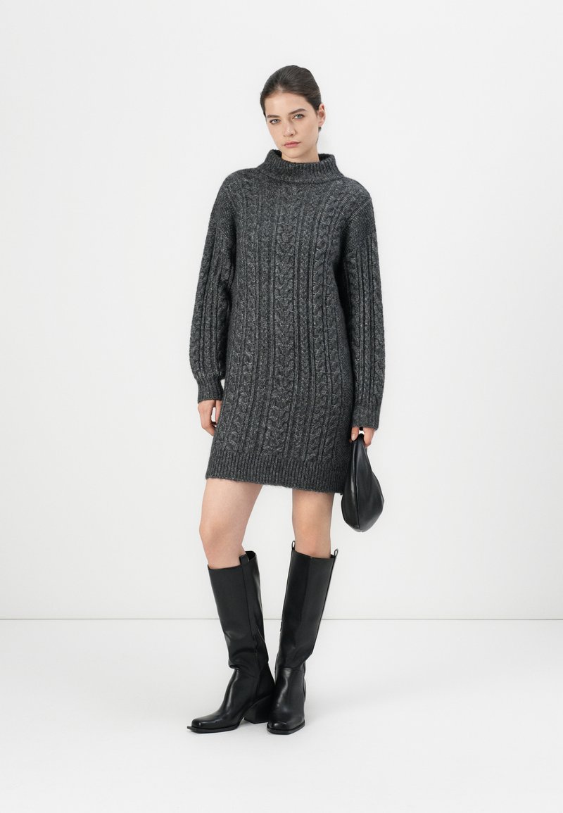 grey high neck dress THE HIGH NECK MINI DRESS – Joe's® Jeans main image 0