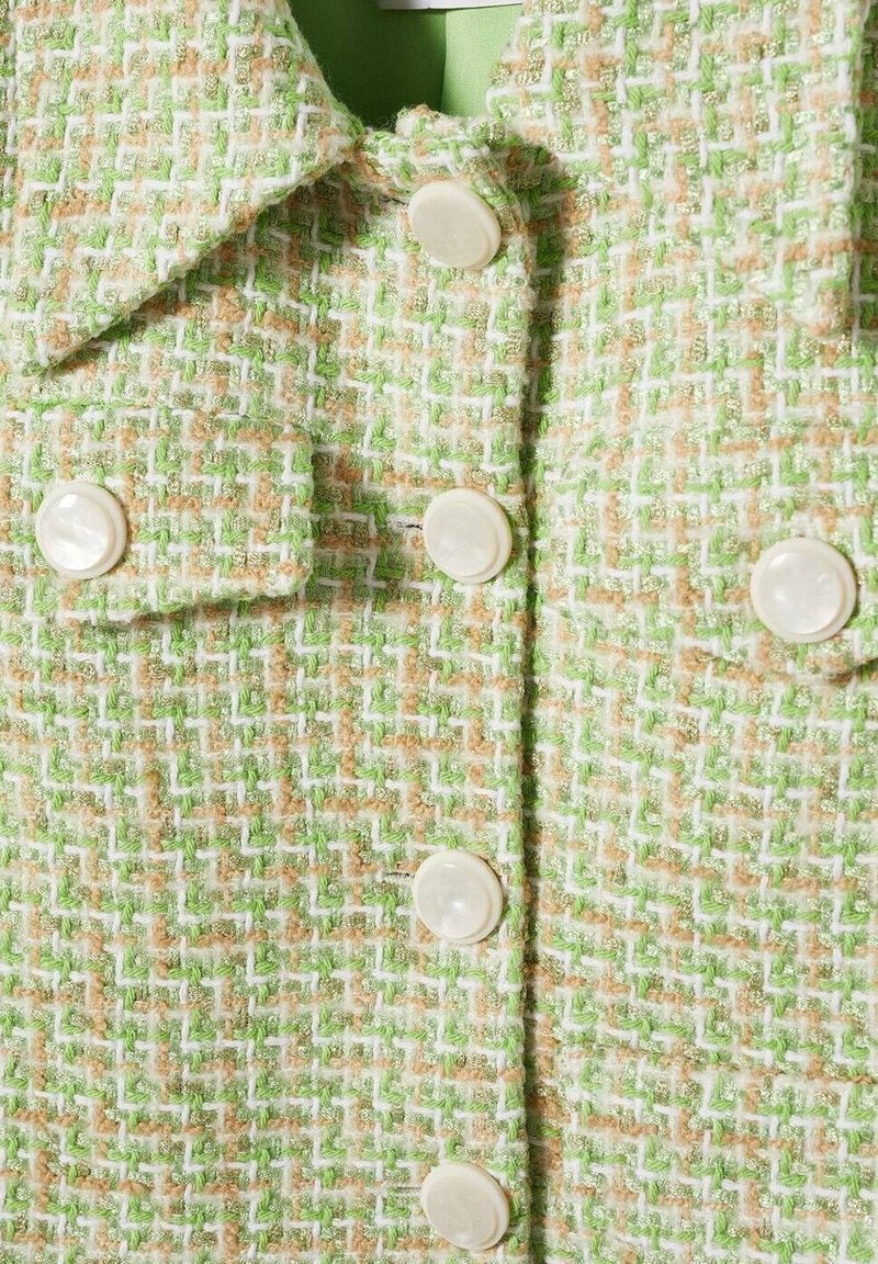 Veste En Tweed Vert Femme Tagg - Taille 38 - Occasion