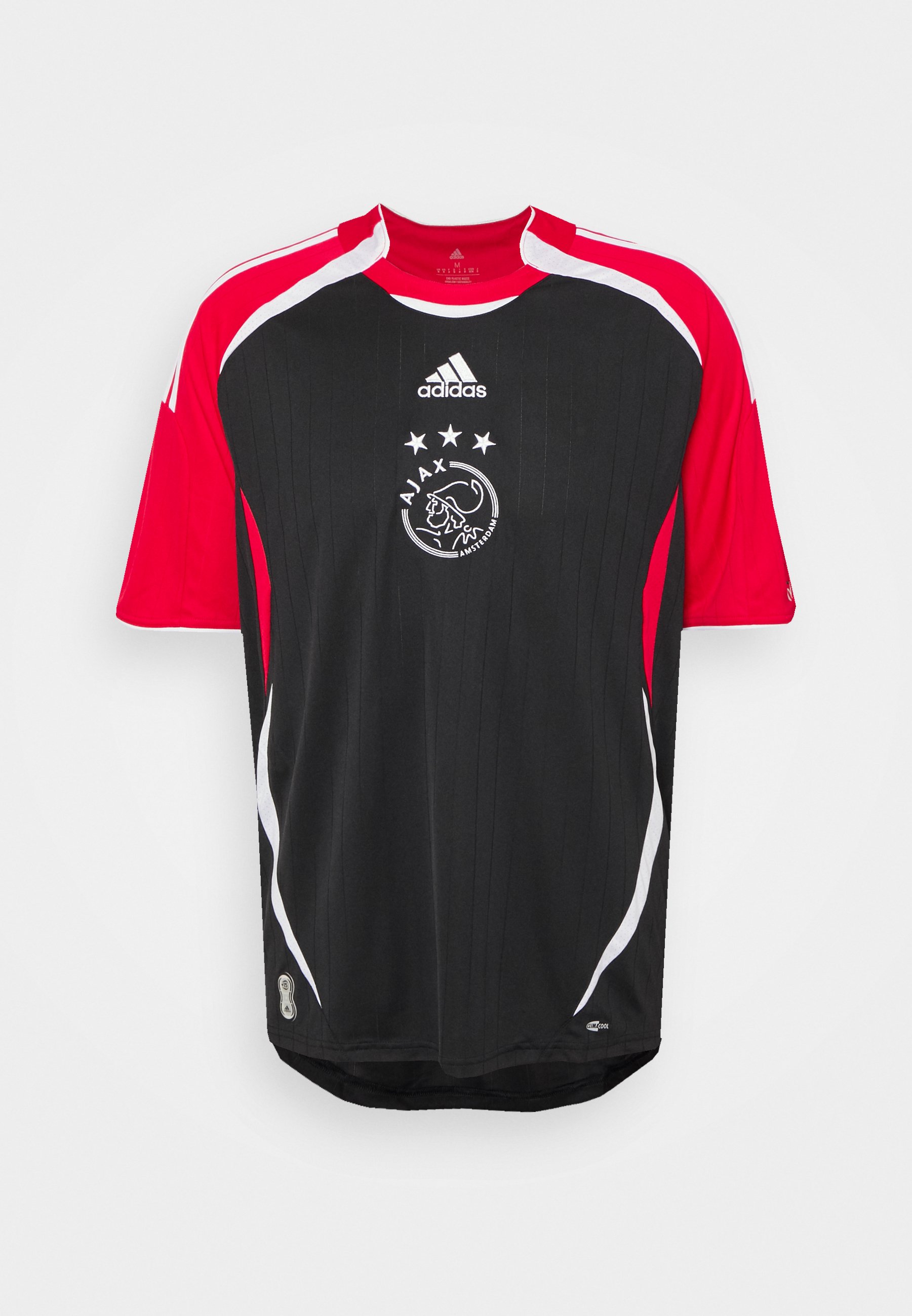 adidas Performance AJAX AMSTERDAM TEAMGEIST - T-Shirt print - black/bold  red/white/schwarz - Zalando.de