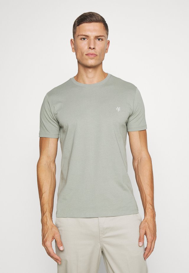 SHORT SLEEVE COLLA - T-shirt basic - shadow