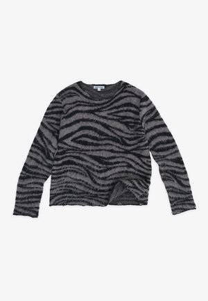 Jaded London ZEBRA JUMPER - Neule - black