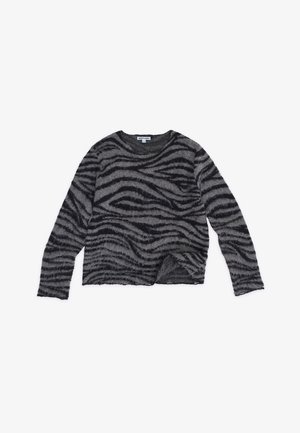 Jaded London ZEBRA JUMPER - Pulover - black