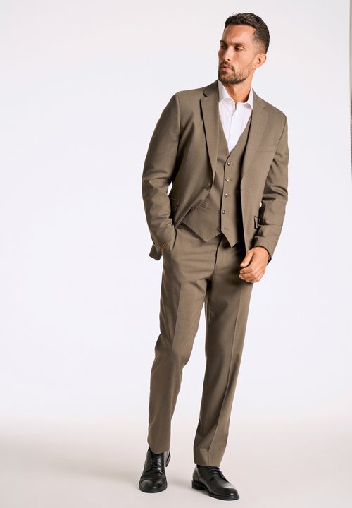 Veste Blazer Digel Costume EU 54 UK/US 44S Laine Vierge Grise Es0
