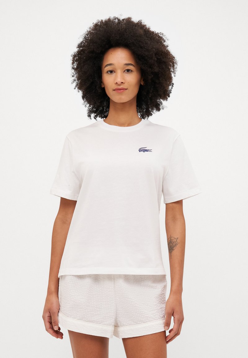 Lacoste LOUNGEWEAR - Gornji dio pidžame - white/primerose