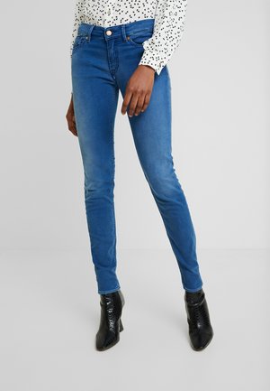JUNO - Jean slim - veggie warp mid stone