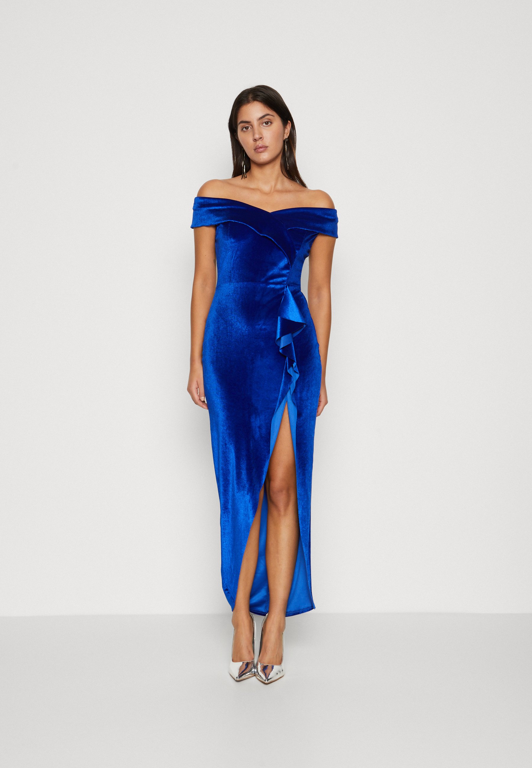 WAL G. HAILY RUFFLE MAXI - Occasion wear - electric blue/blue - Zalando.ie WAL G. HAILY RUFFLE MAXI - Occasion wear - electric blue/blue - Zalando.ie