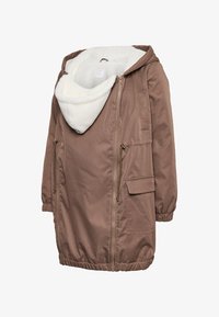 Selected, coffee quartz/snow white