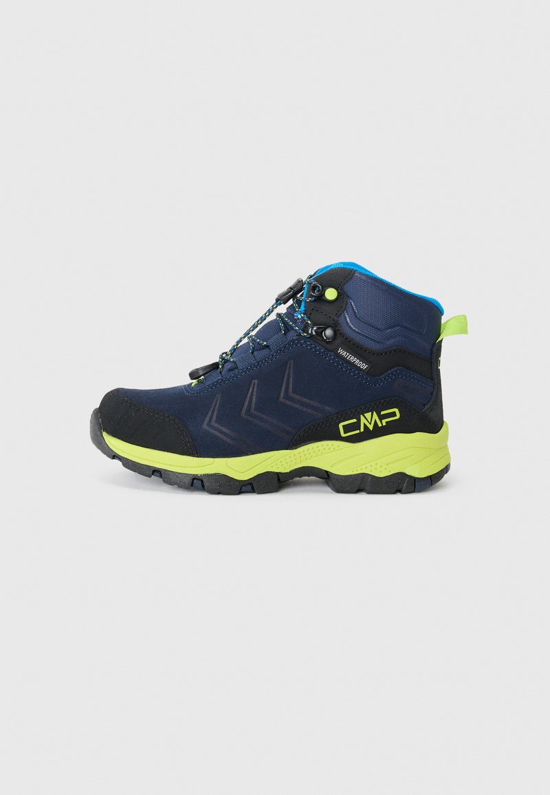 CMP MELNICK UNISEX - Botas de senderismo - blue/lime