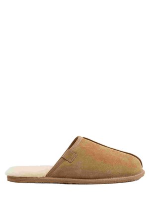 Slip-on sandaler - tan