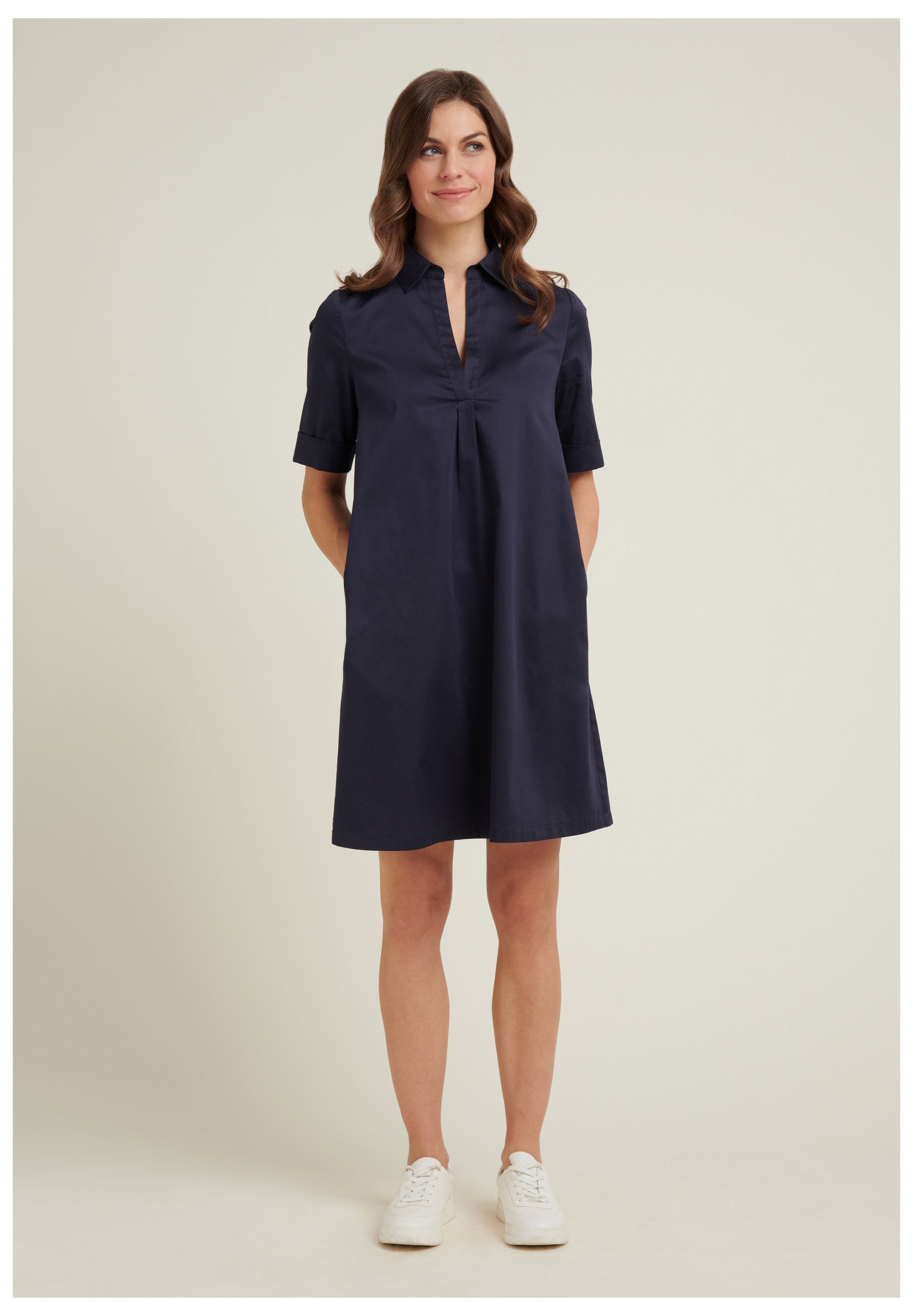 Daniel Hechter Blusenkleid - dunkelblau - Zalando.de