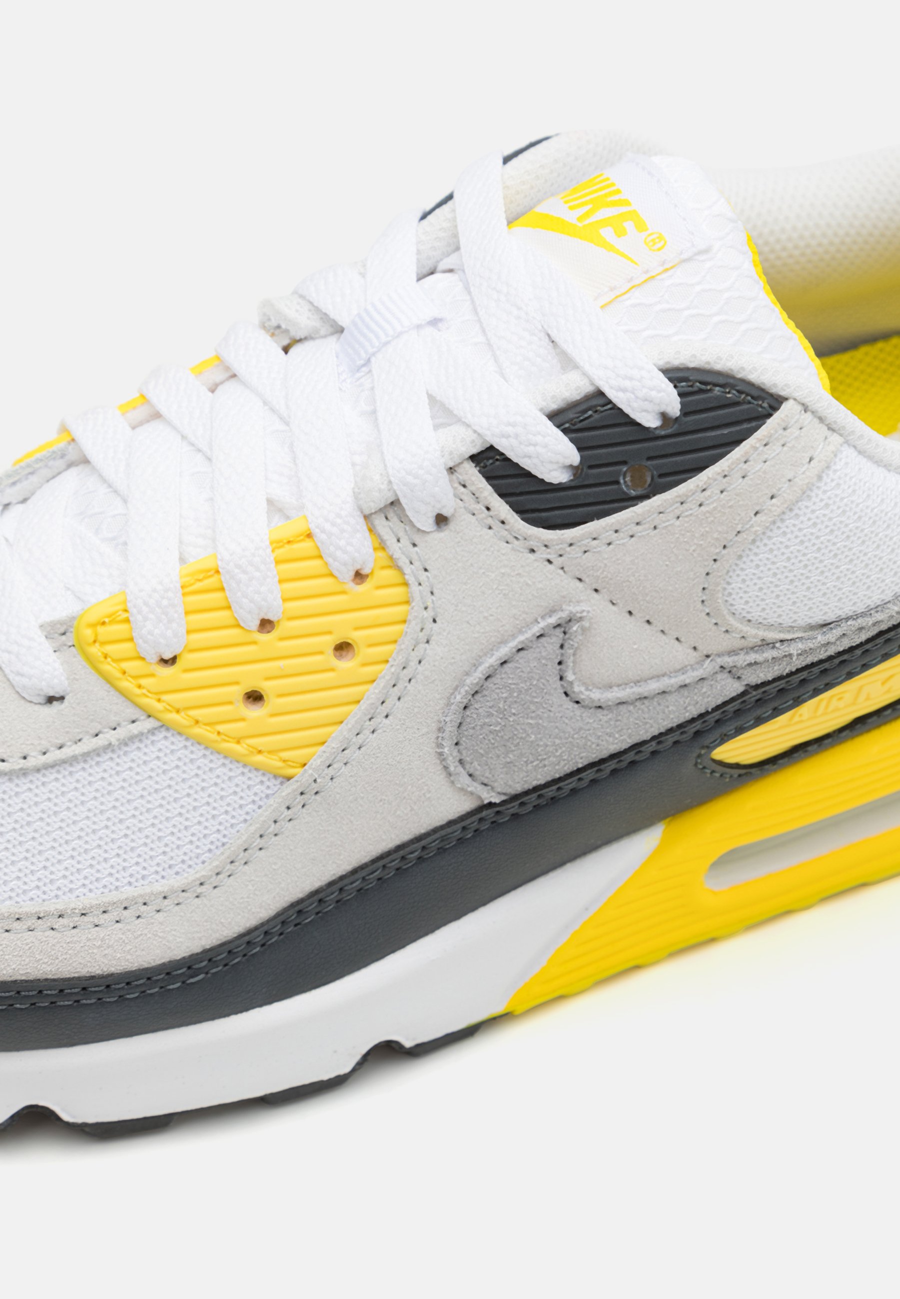 Nike Air Max 90 ホワイト/ブラック/イエロー Nike Sportswear AIR MAX 90 - Sneakersy niskie/biały - Zalando.pl