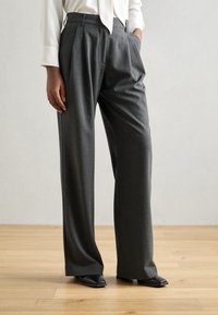 Ecoalf PANTS WOMAN - Παντελόνι - dark grey melange