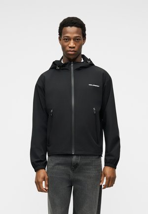 KARL LAGERFELD HOODED - Outdoorjacke - black