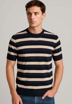 T-shirt con stampa - blu