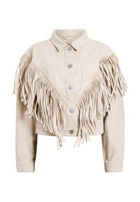 MARLENE FRNGE - Džinsinis švarkelis - cream white