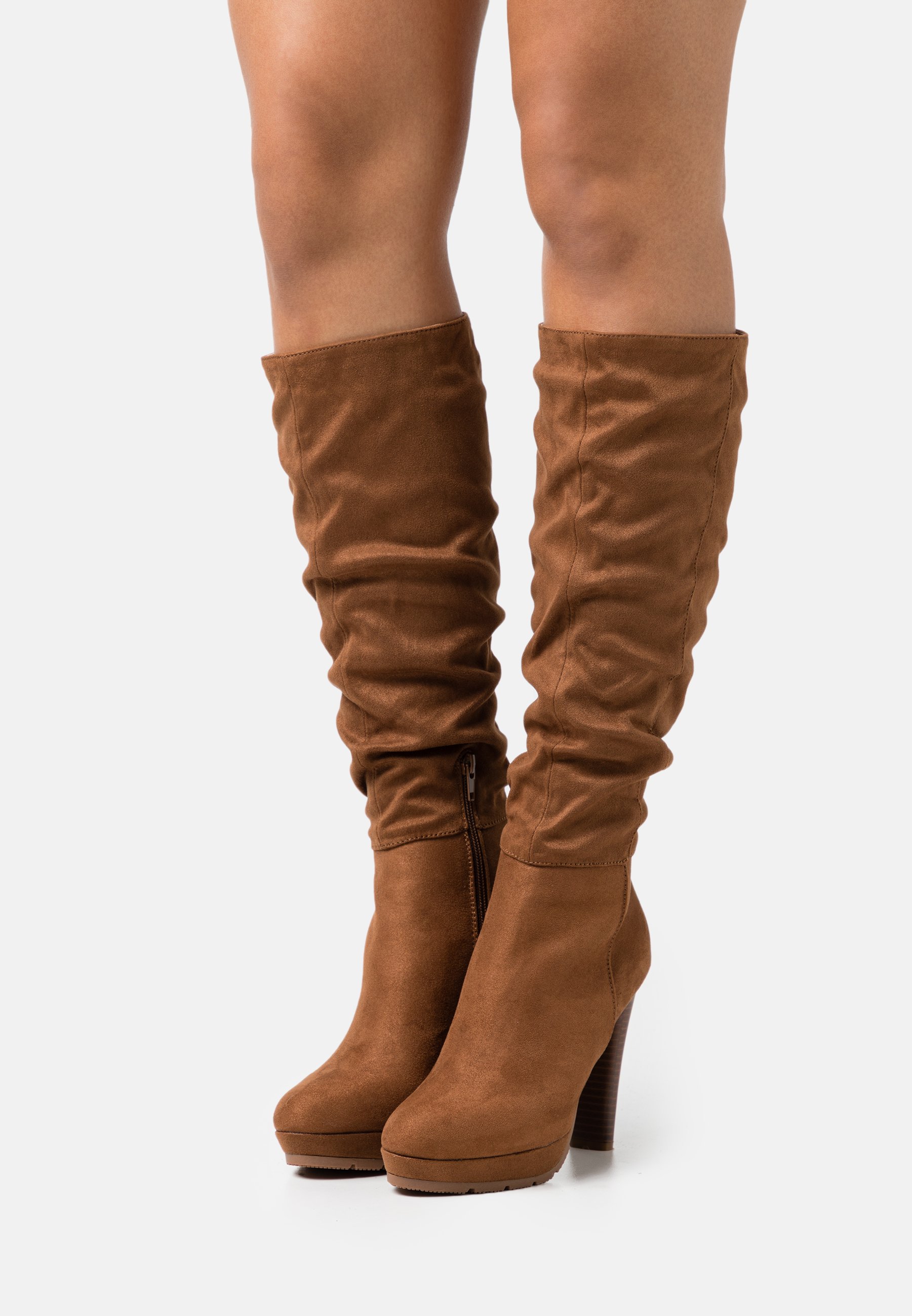 Anna Field Botas de tacón - cognac/coñac - Zalando.es