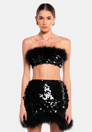 SEQUIN  - Top - black