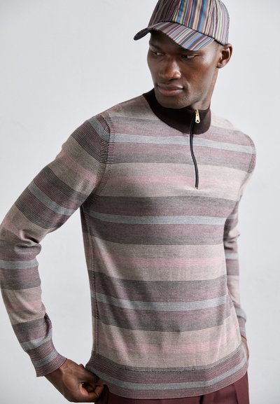Paul Smith ZIP NECK - Pulover - multicolour