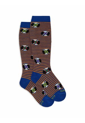 LUNGHE FANTASIA DISCHI VINILE - Calzettoni - blue