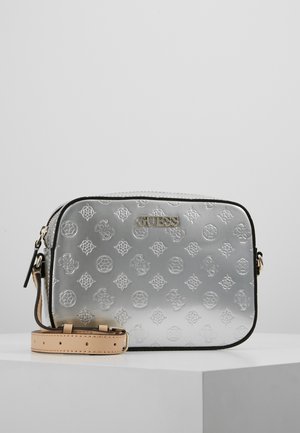 Borsa a tracolla - silver-coloured